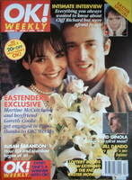 <!--1996-04-07-->OK! magazine - Martine McCutcheon cover (7 April 1996 - Is