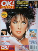OK! magazine - Elizabeth Taylor cover (14 April 1996 - Issue 4)