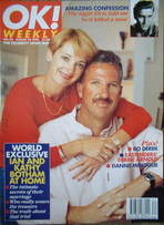 OK! magazine - Ian Botham & Kathy Botham cover (25 August 1996 - Issue 23)