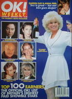 OK! magazine - Top 100 earners cover (1 September 1996 - Issue 24)