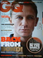 British GQ magazine - December 2007 - Daniel Craig cover