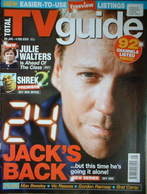 Total TV Guide magazine - Kiefer Sutherland cover (29 January-4 February 20