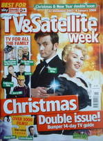 TV&Satellite Week magazine - David Tennant and Kylie Minogue cover (22 Dece