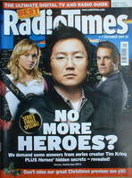 Radio Times magazine - Heroes cover (1-7 December 2007)