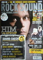 <!--2007-10-->Rock Sound magazine - HIM Ville Valo cover (October 2007)