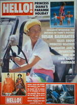 <!--1989-01-21-->Hello! magazine - Susan Barrantes cover (21 January 1989 -