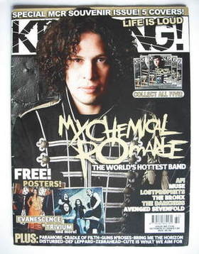 Kerrang magazine - Ray Toro cover (21 October 2006 - Issue 1130)
