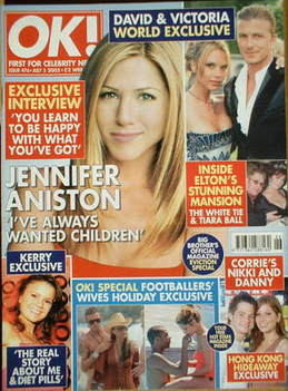 OK! magazine - Jennifer Aniston cover (5 July 2005 - Issue 476)