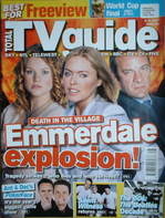 Total TV Guide magazine - Emmerdale Explosion cover (8-14 July 2006)