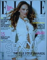 British Elle magazine - April 2005 - Hilary Swank cover