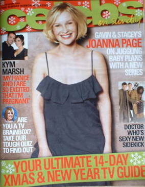 <!--2008-12-21-->Celebs magazine - Joanna Page cover (21 December 2008)
