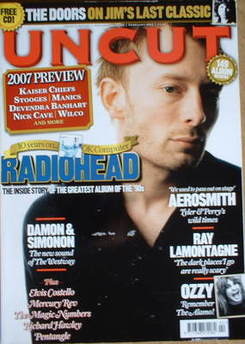 Uncut magazine - Radiohead cover (February 2007)