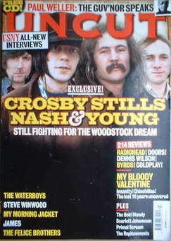 Uncut magazine - Crosby Stills Nash & Young cover (July 2008)