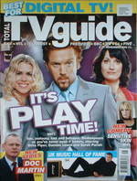 Total TV Guide magazine - Damian Lewis, Sarah Parish & Billie Piper cover (