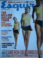 Esquire magazine - Cameron Diaz cover (April 1996)
