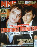NME magazine - Pete Doherty & Carl Barat cover (21 April 2007)