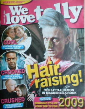We Love Telly magazine - Mackenzie Crook cover (3-9 January 2009)