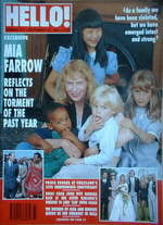 Hello! magazine - Mia Farrow cover (18 September 1993 - Issue 271)