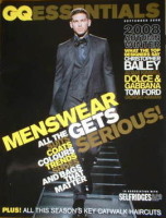 British Gq Magazine - October 2008 - Men Of The Year Awards Cover