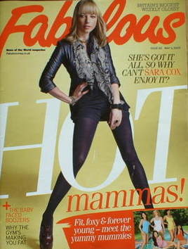 Fabulous magazine - Sara Cox cover (3 May 2009)