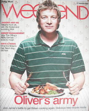 Weekend magazine - Jamie Oliver cover (27 September 2008)