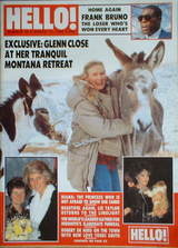 <!--1989-03-11-->Hello! magazine - Glenn Close cover (11 March 1989 - Issue