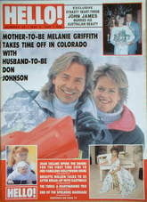 <!--1989-05-06-->Hello! magazine - Melanie Griffith and Don Johnson cover (