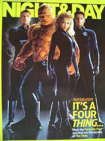 Night & Day magazine - The Fantastic Four cover (22 May 2005)