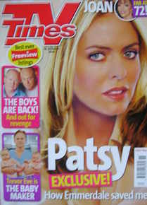 TV Times magazine - Patsy Kensit cover (18-24 March 2006)