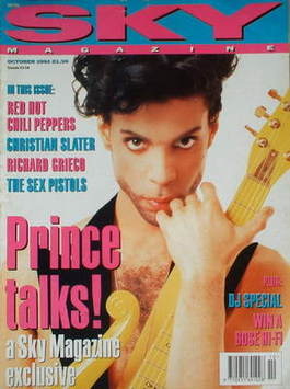 <!--1991-10-->Sky magazine - Prince cover (October 1991)