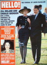 Hello! magazine - Jill Ireland and Charles Bronson cover (25 November 1989 - Issue 79)