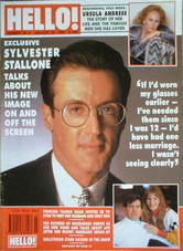 Hello! magazine - Sylvester Stallone cover (20 January 1990 - Issue 86)