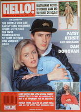Hello! magazine - Patsy Kensit and Dan Donovan cover (21 April 1990 - Issue 99)