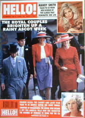 Hello! magazine - Princess Diana, Prince Charles, Prince Andrew, Sarah Ferguson cover (30 June 1990 - Issue 109)