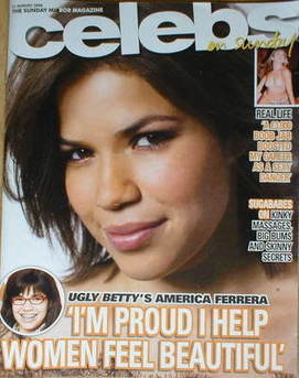 <!--2008-08-31-->Celebs magazine - America Ferrera cover (31 August 2008)