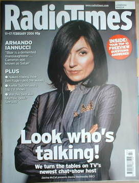 Radio Times magazine - Davina McCall cover (11-17 February 2006)
