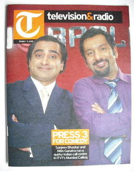 Television&Radio magazine - Sanjeev Bhaskar and Nitin Ganatra cover (30 May 2009)