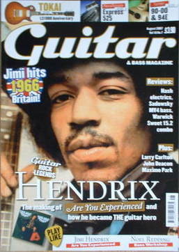 Guitar & Bass magazine - Jimi Hendrix cover (August 2007)