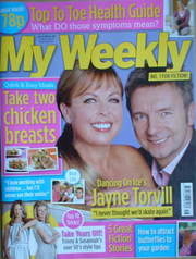 My Weekly magazine (19 April 2008 - Jayne Torvill & Christopher Dean cover)