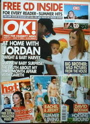 OK! magazine - Jordan Katie Price and Dwight and Harvey cover (17 June 2003 - Issue 371)