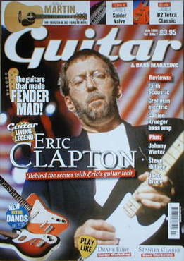 Guitar & Bass magazine - Eric Clapton cover (July 2008)