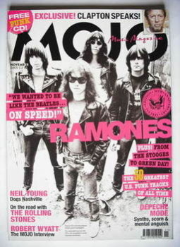 MOJO magazine - The Ramones cover (November 2005 - Issue 144)