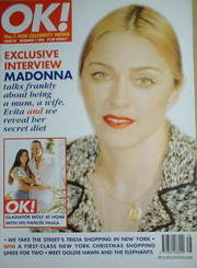 <!--1996-12-01-->OK! magazine - Madonna cover (1 December 1996 - Issue 37)