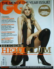 British GQ magazine - October 2004 - Heidi Klum cover