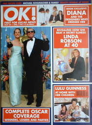 OK! magazine - The Oscars coverage cover (3 April 1998 - Issue 104)