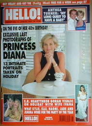 <!--2001-06-26-->Hello! magazine - Princess Diana cover (26 June 2001 - Iss
