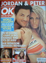 <!--2004-06-01-->OK! magazine - Jordan Katie Price and Peter Andre cover (1