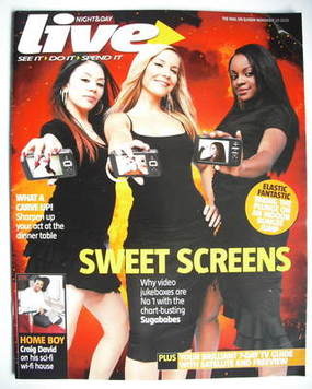 Live magazine - Sugababes cover (20 November 2005)