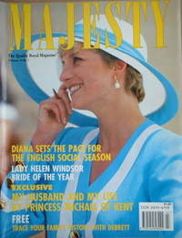 Majesty magazine - Princess Diana cover (July 1992 - Volume 13 No 7)