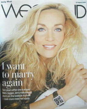 Weekend magazine - Jerry Hall cover (22 August 2009)